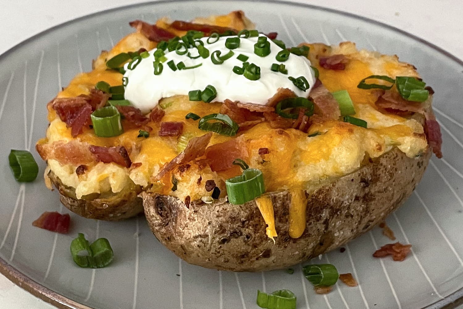 Baked potato and cheese sale